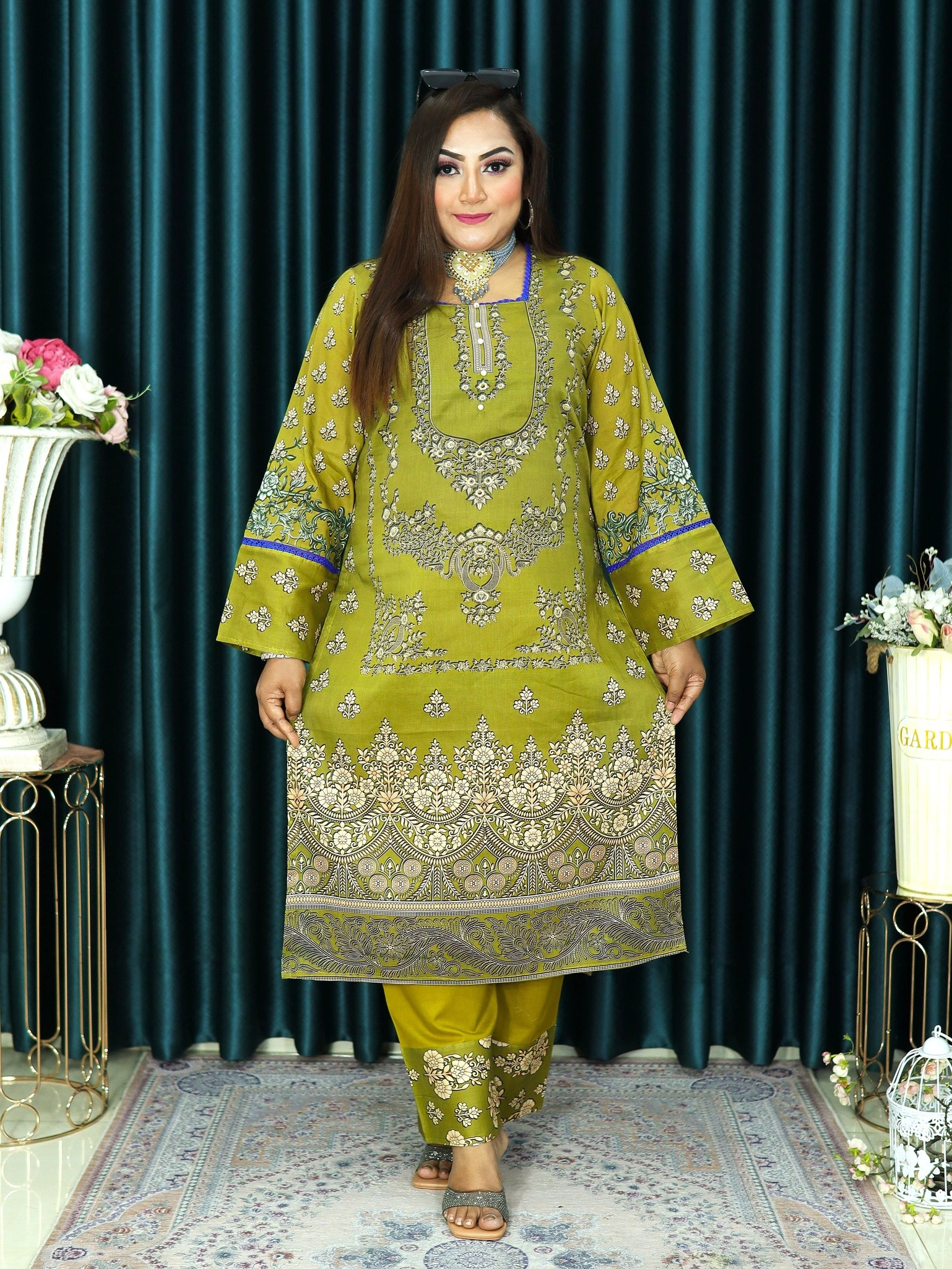 CBU SWISS LAWN 1408 OLIVE COLOUR (6)