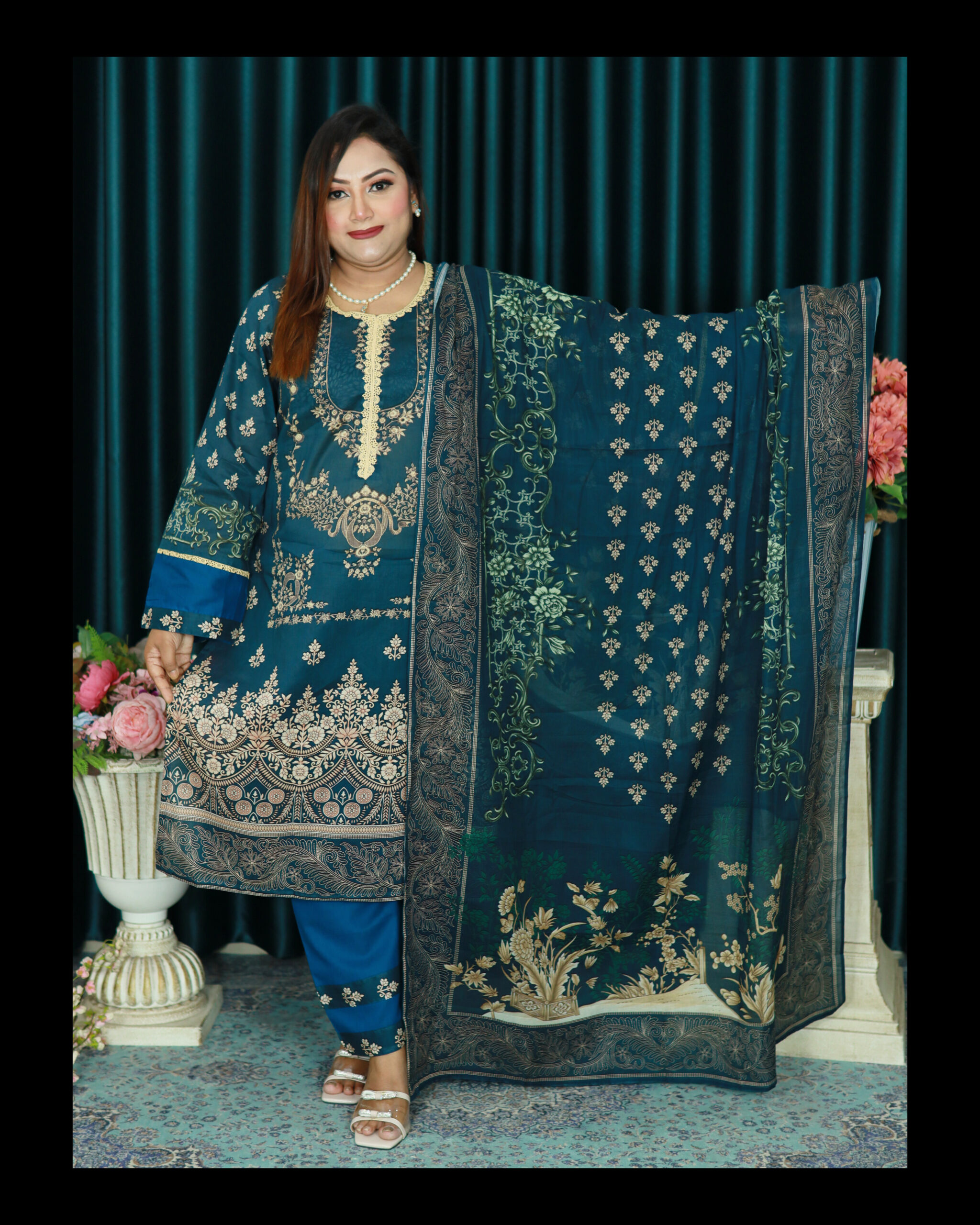 PRODUCT CODE : CBU SWISS LAWN 1408 SEA GREEN COLOR