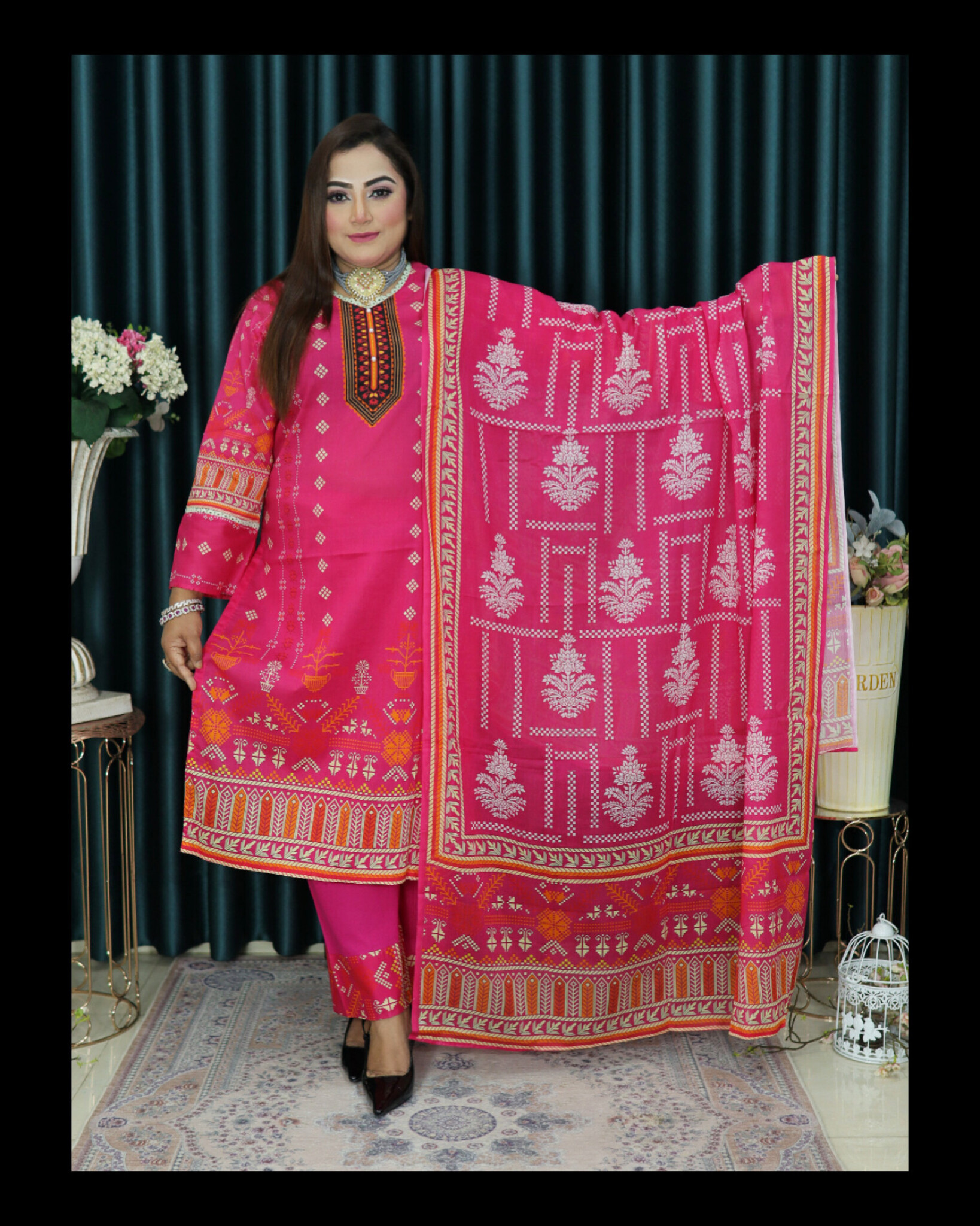 PRODUCT CODE : CBU SWISS LAWN 1414 PINK